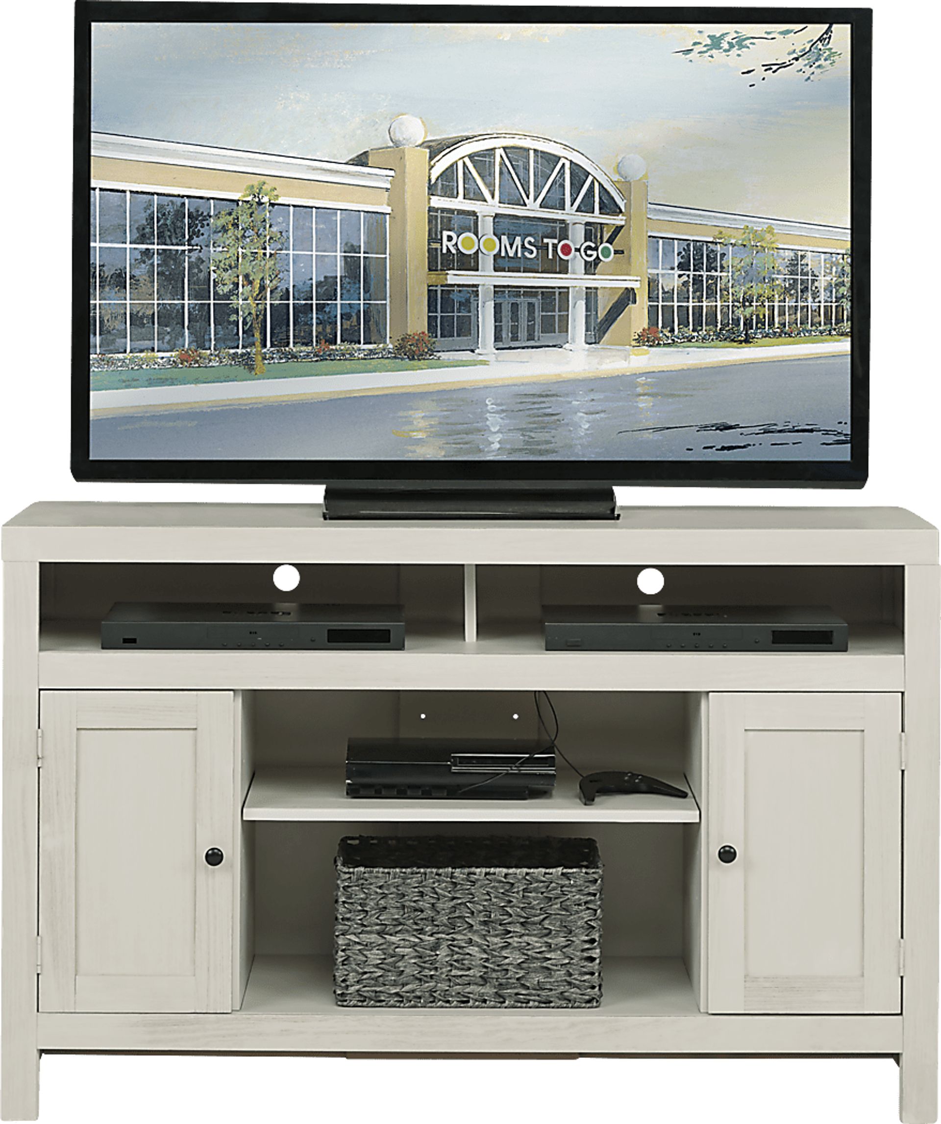 Ryder II White 52 in. Console - Image 1