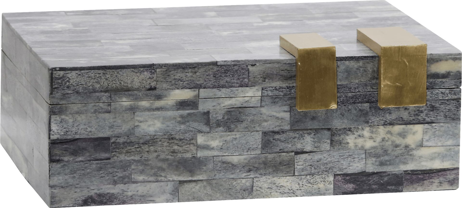 Ryefield Gray Decorative Box - Image 1