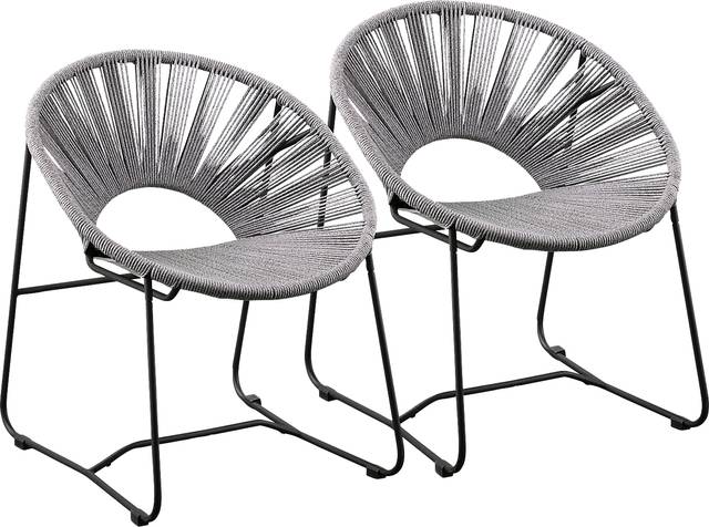 Ryegrass Gray Accent Chair, Set of 2 - Thumbnail - Image 1