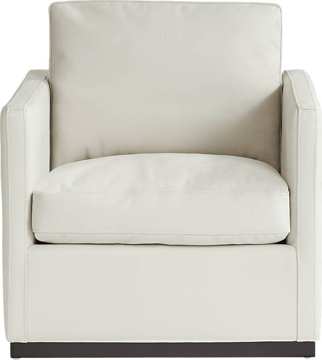 Ryker White Swivel Chair - Thumbnail - Image 2