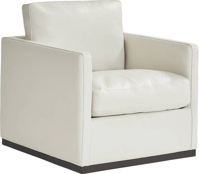 Ryker White Swivel Chair - Thumbnail - Image 1
