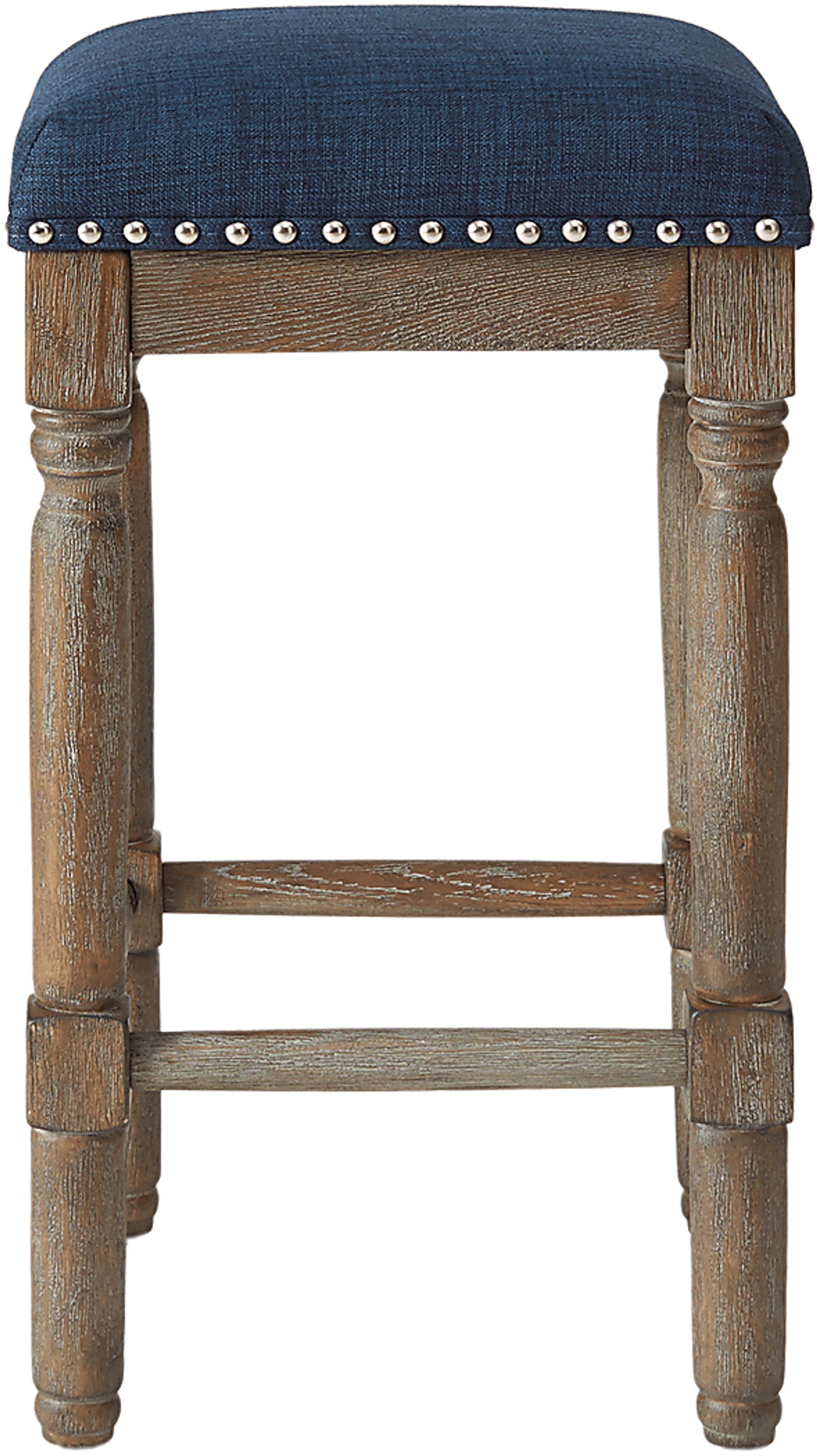 Rylandier Navy Counter Height Stool, Set of 2 - Image 3