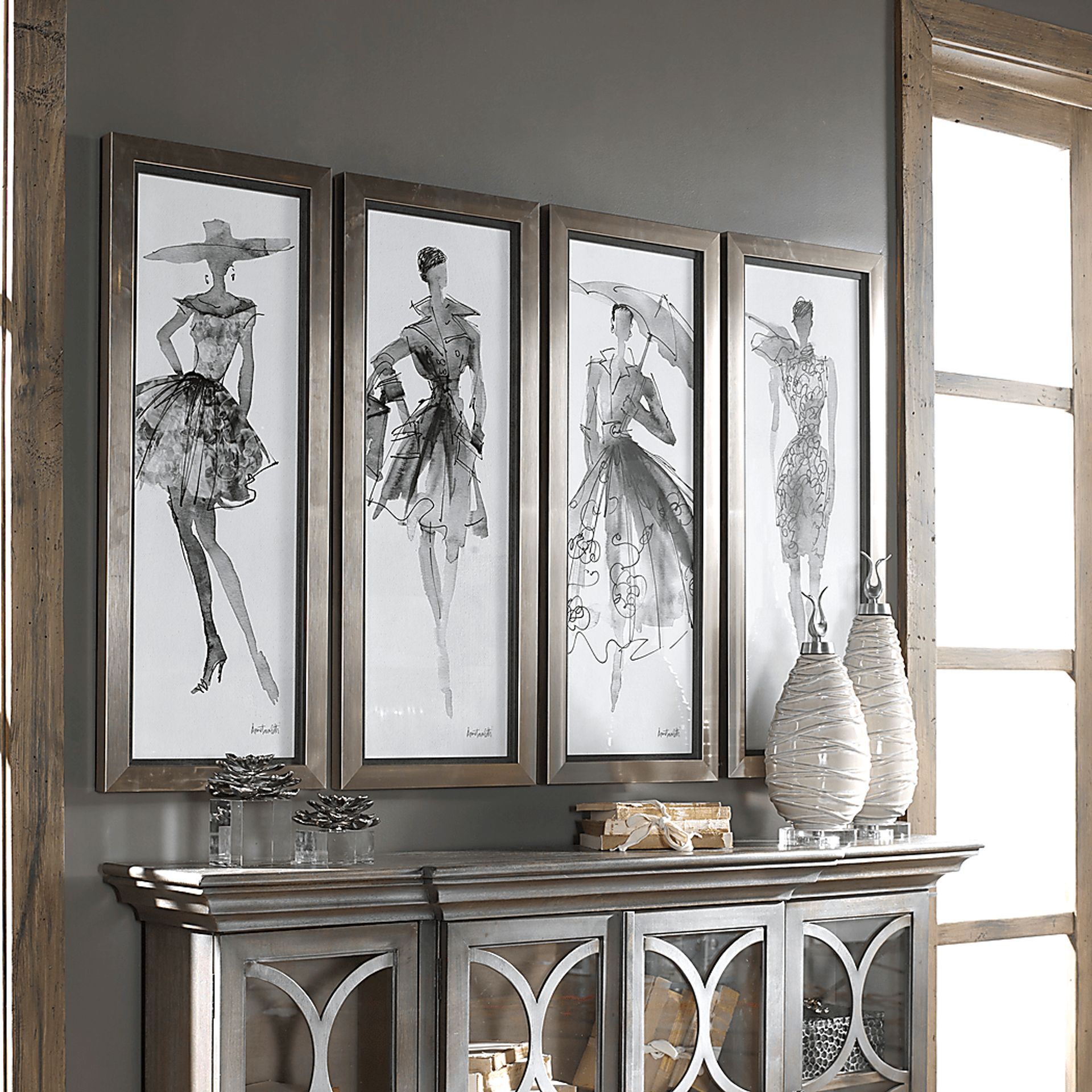 Rylar Gray Artwork, Set of 4 - Image 2