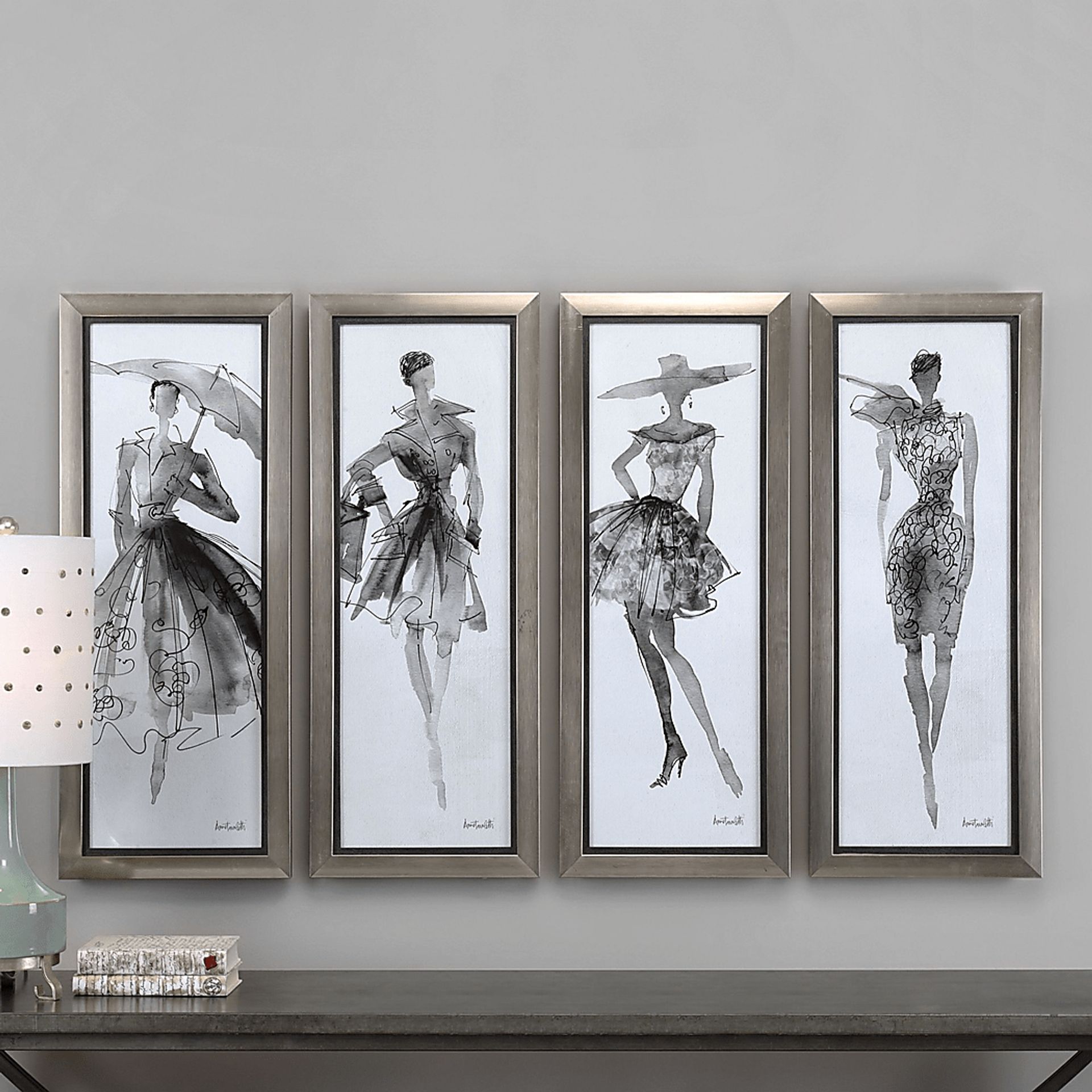 Rylar Gray Artwork, Set of 4 - Image 3