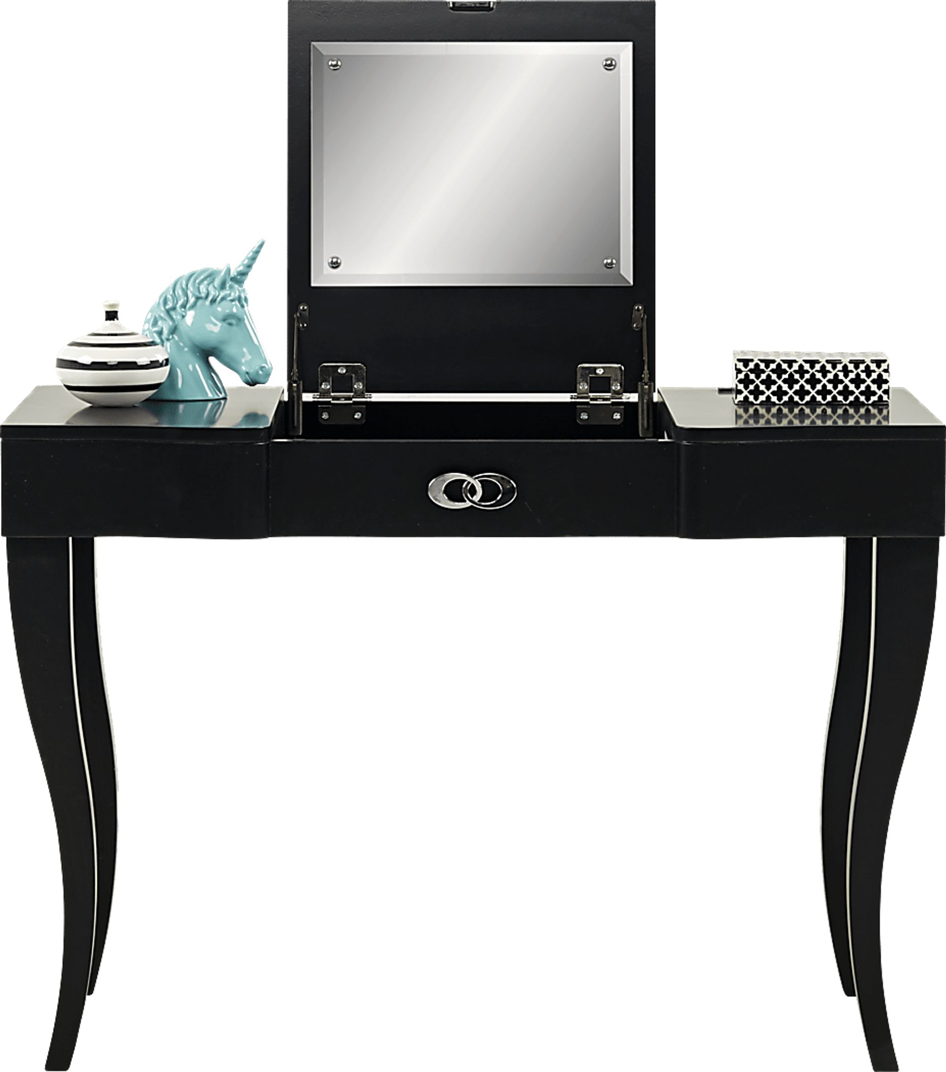 Kids Rylee Black Vanity Desk - Image 2