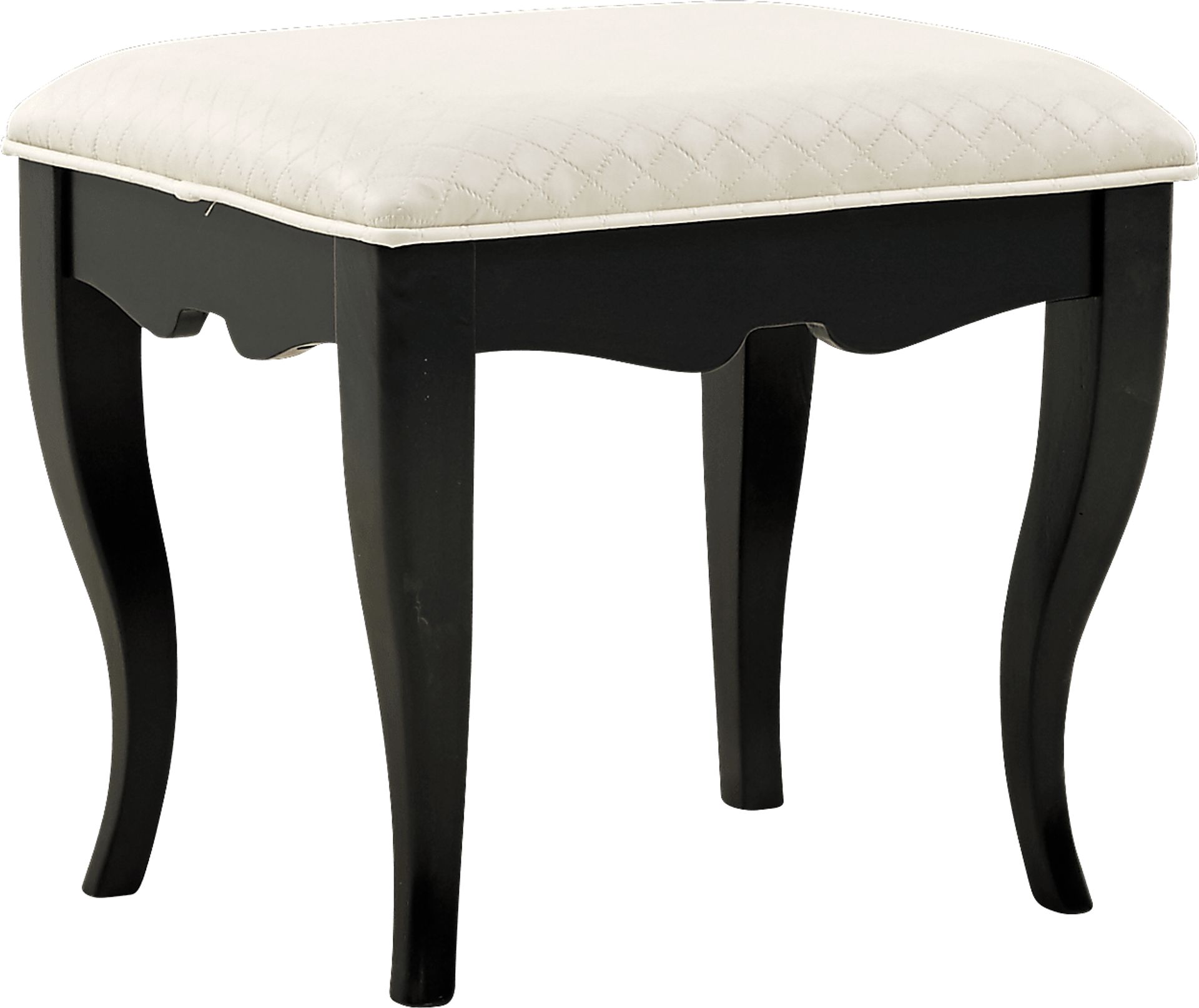 Kids Rylee Black Vanity Stool - Image 1
