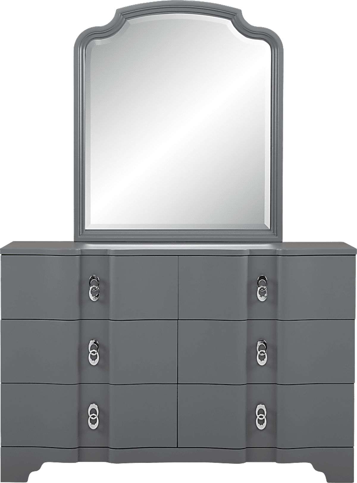 Rylee Gray Dresser & Mirror Set Rooms to Go