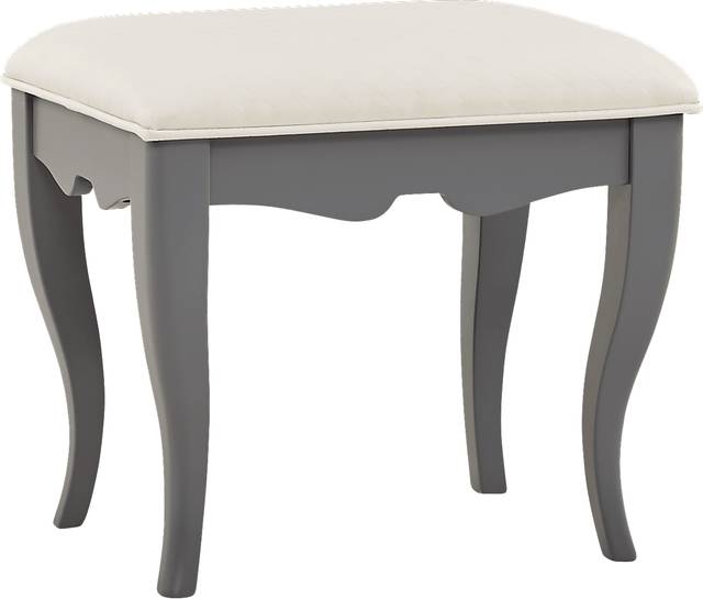 Kids Rylee Gray Vanity Stool - Thumbnail - Image 1