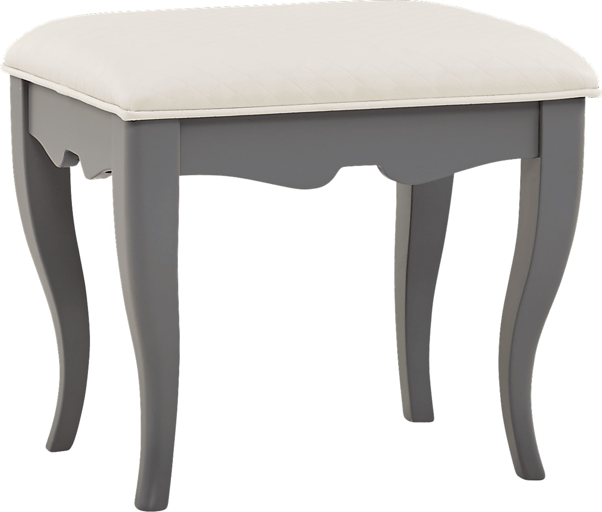 Kids Rylee Gray Vanity Stool - Image 1