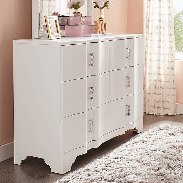 Kids Rylee White 5 Pc Twin Upholstered Bedroom - Thumbnail - Image 5