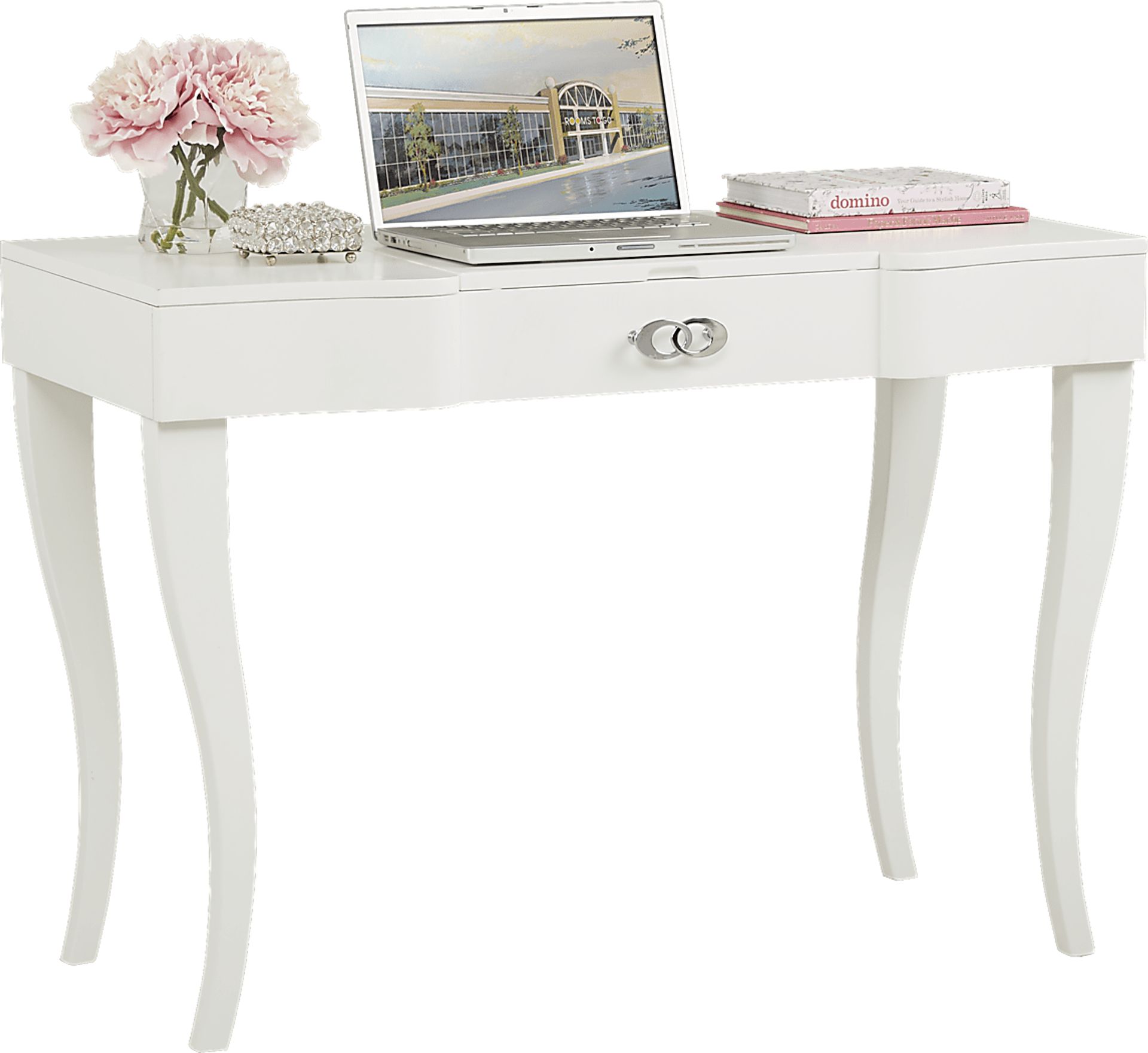 Kids Rylee White Vanity Desk - Image 1
