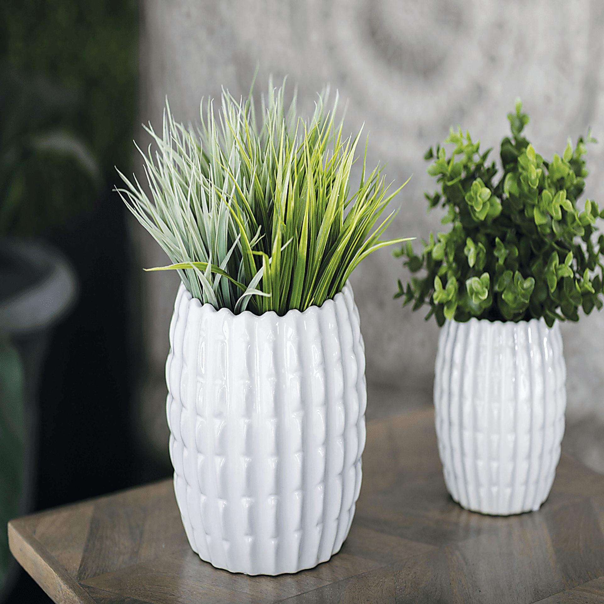 Ryliane White Planter, Set of 4 - Image 2