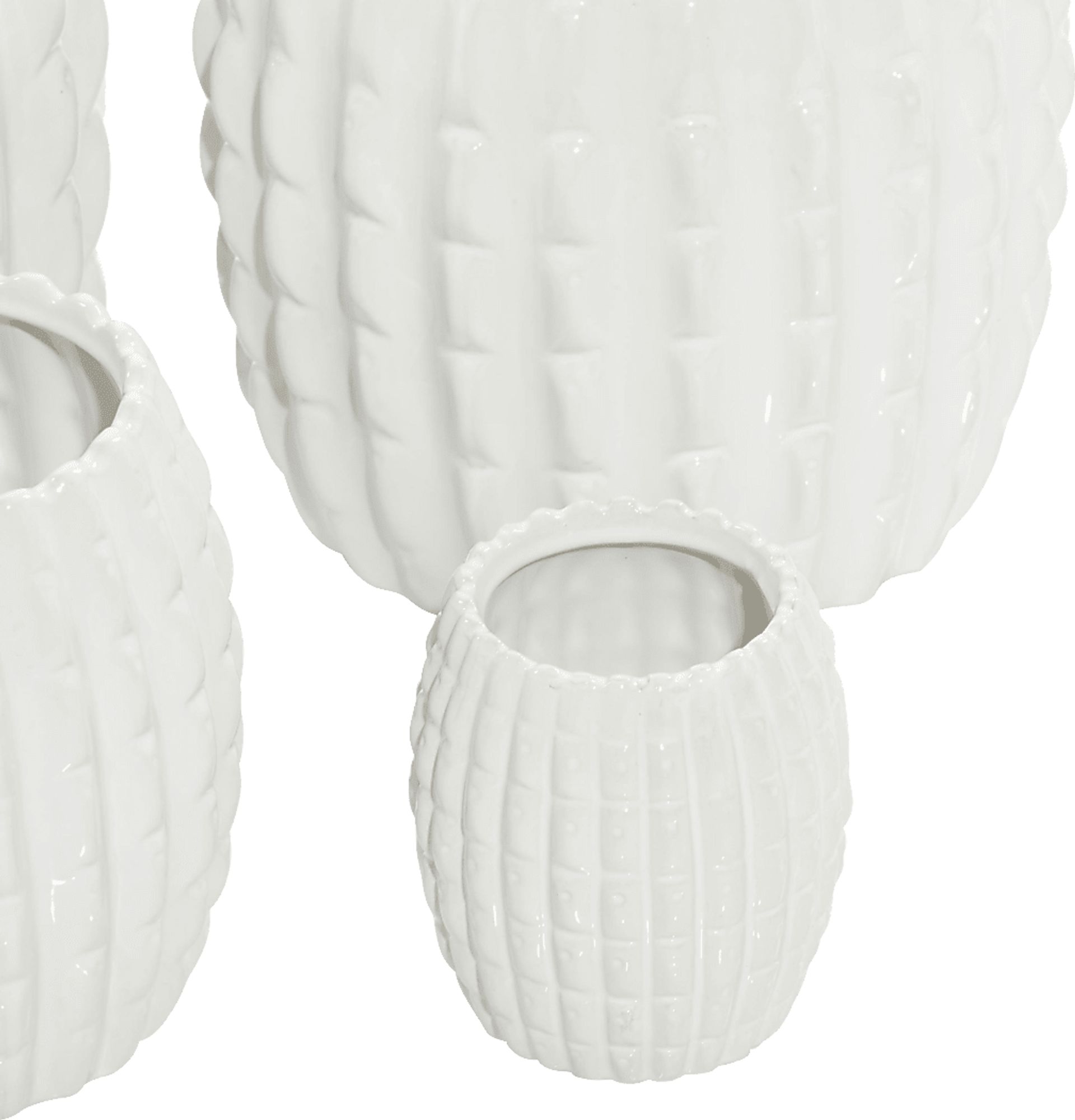 Ryliane White Planter, Set of 4 - Image 3