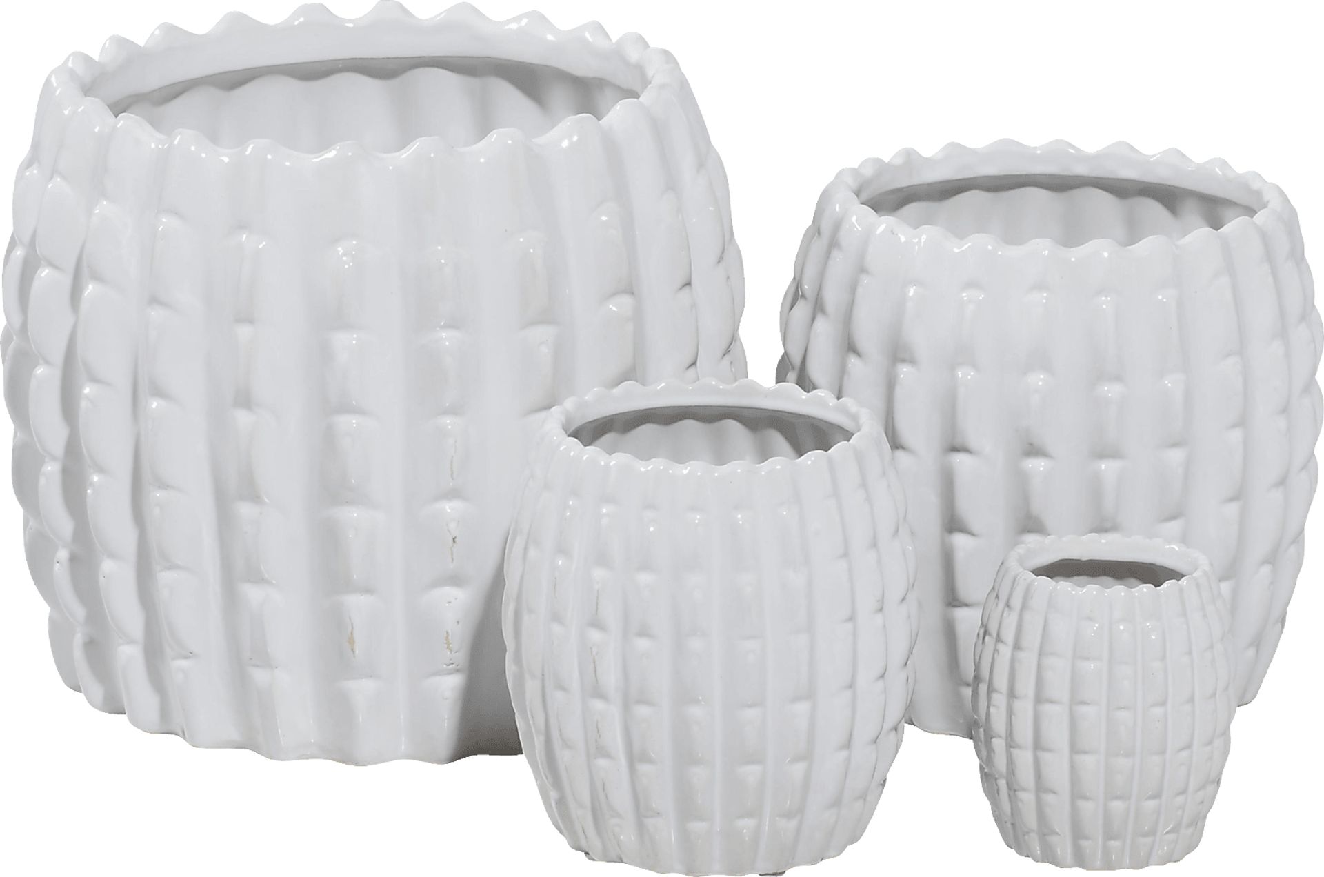 Ryliane White Planter, Set of 4 - Image 6
