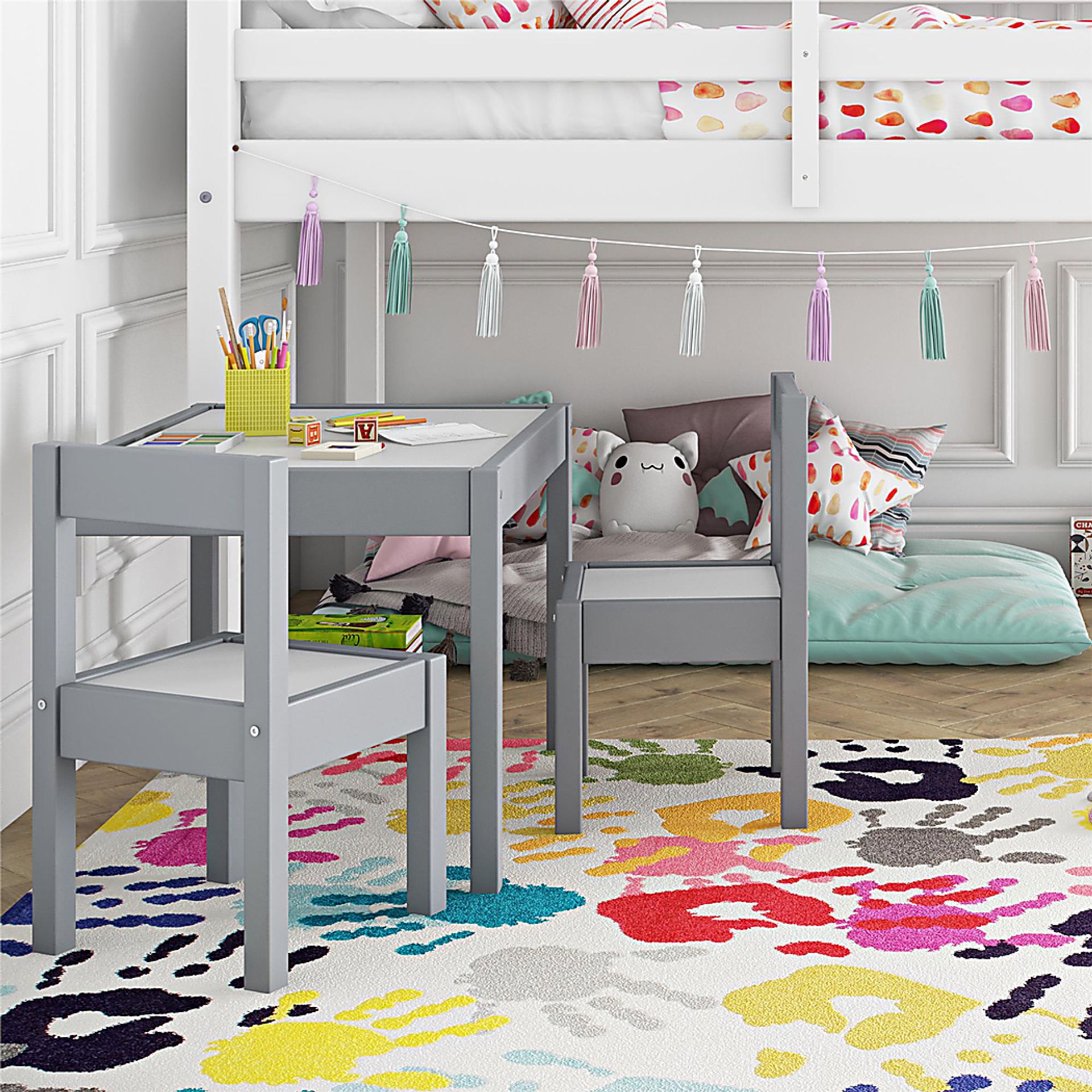 Rylin Gray Toddler Table Set - Image 8