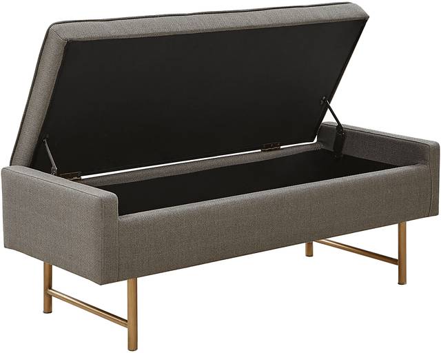 Rylis Gray Accent Bench - Thumbnail - Image 3