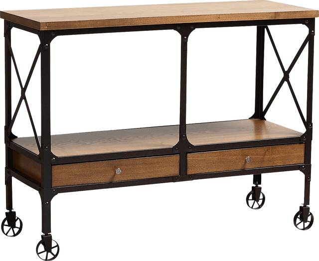 Ryrie Brown Bar Cart - Thumbnail - Image 1