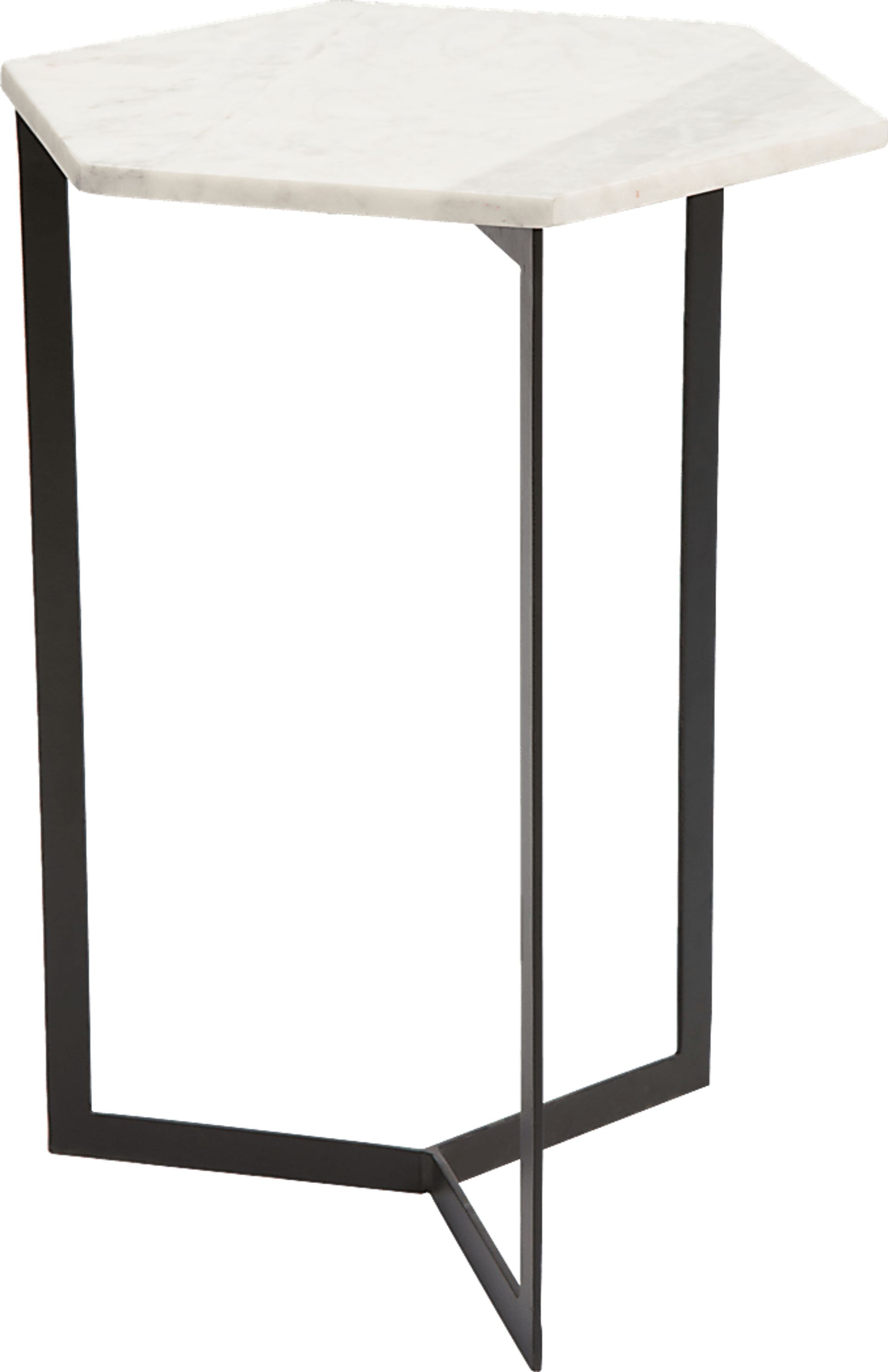 Rys White Accent Table - Image 1