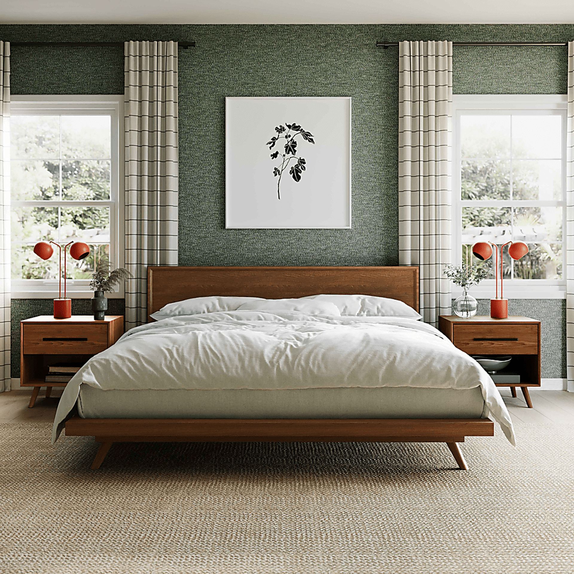 Ryunkin Brown Nightstand - Image 2