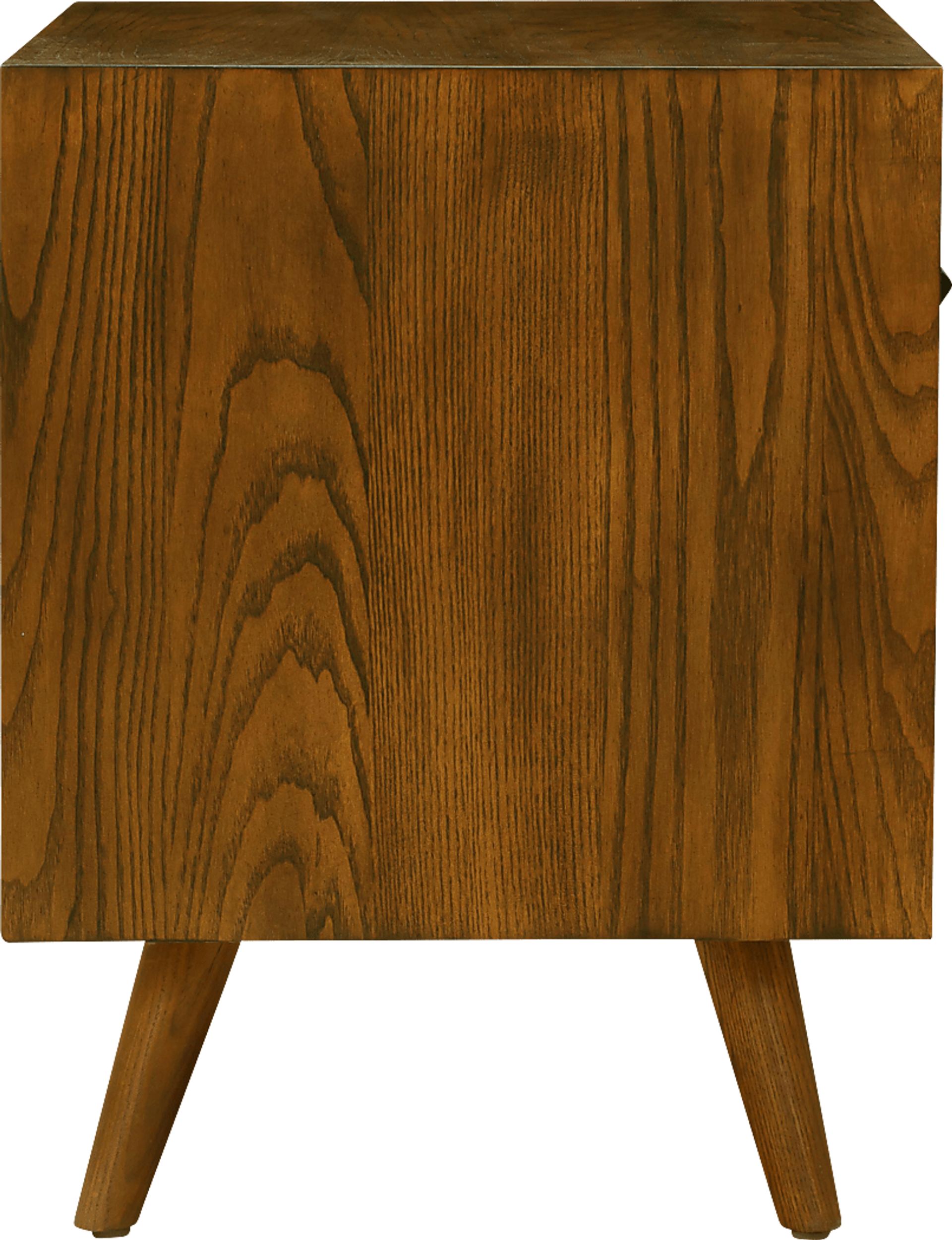 Ryunkin Brown Nightstand - Image 5