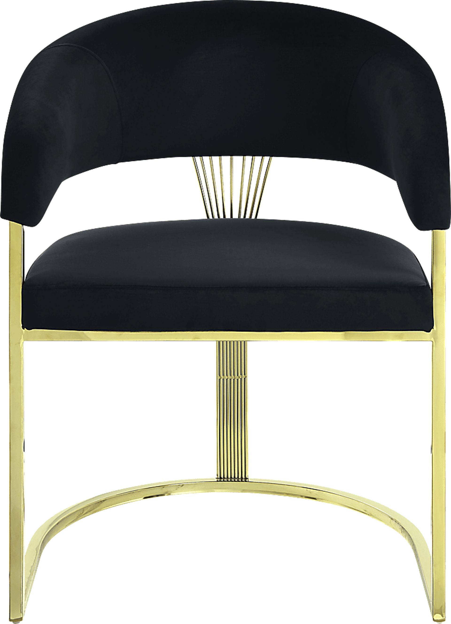 Saadi Black Arm Chair - Image 3
