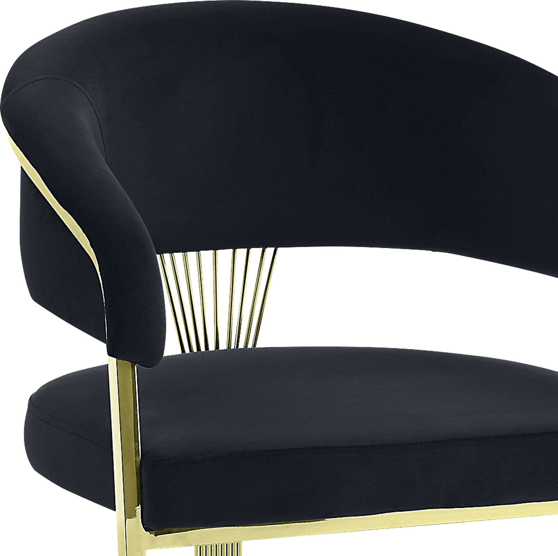 Saadi Black Arm Chair - Image 6