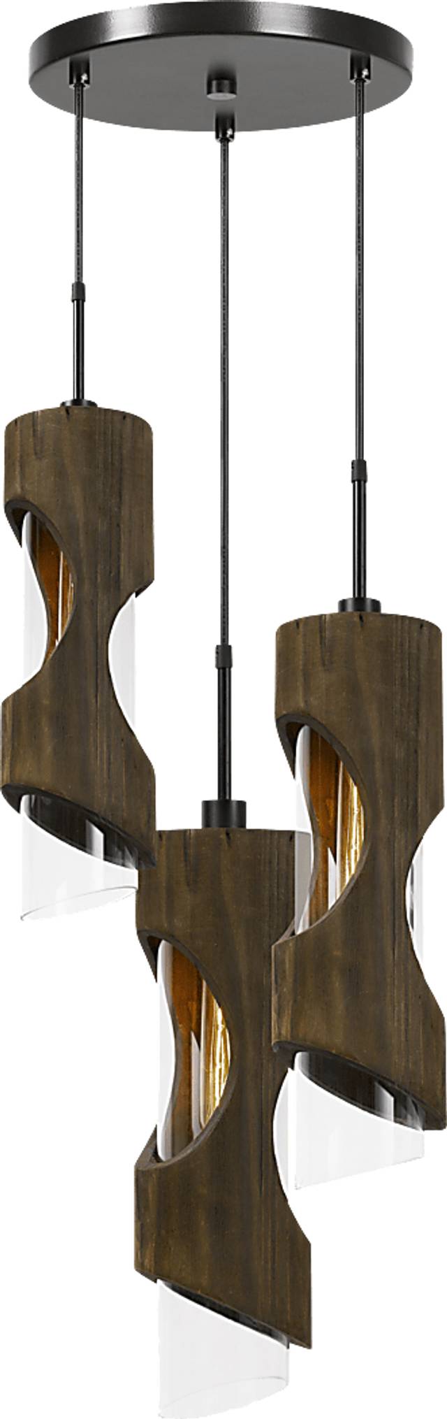 Sabal Island Wood Pendant - Thumbnail - Image 1