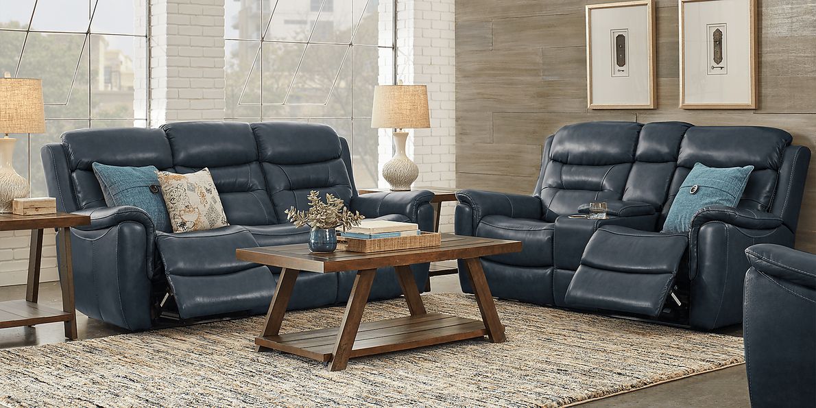 Sabella leather outlet reclining sofa