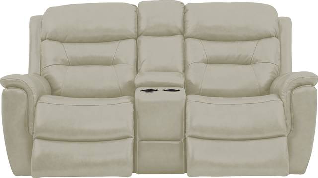 Sabella Stone Leather 7 Pc Reclining Living Room - Thumbnail - Image 5