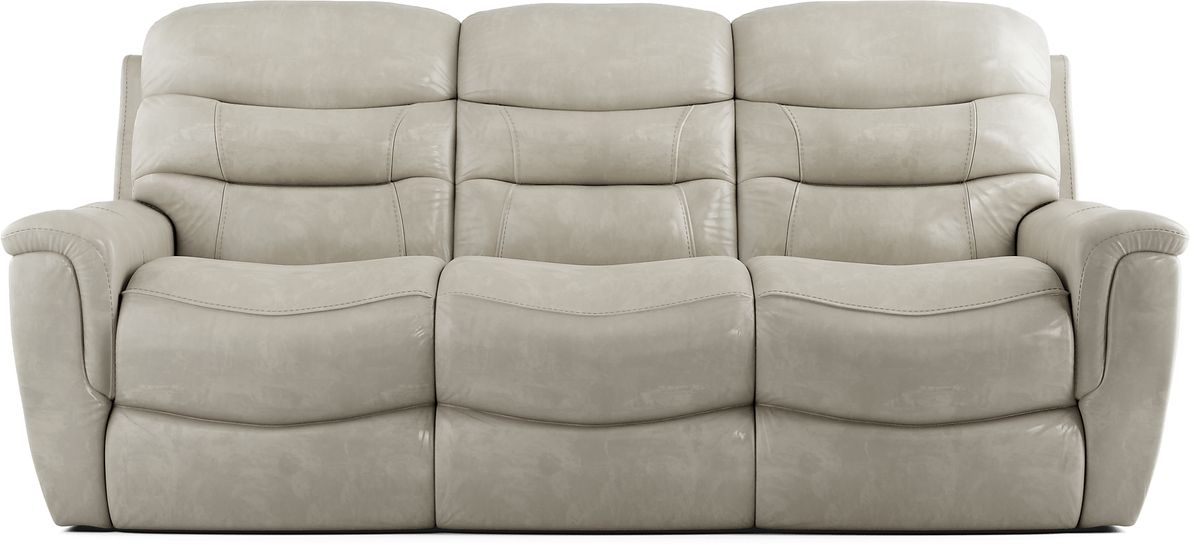 Sabella Leather Non-Power Reclining Sofa