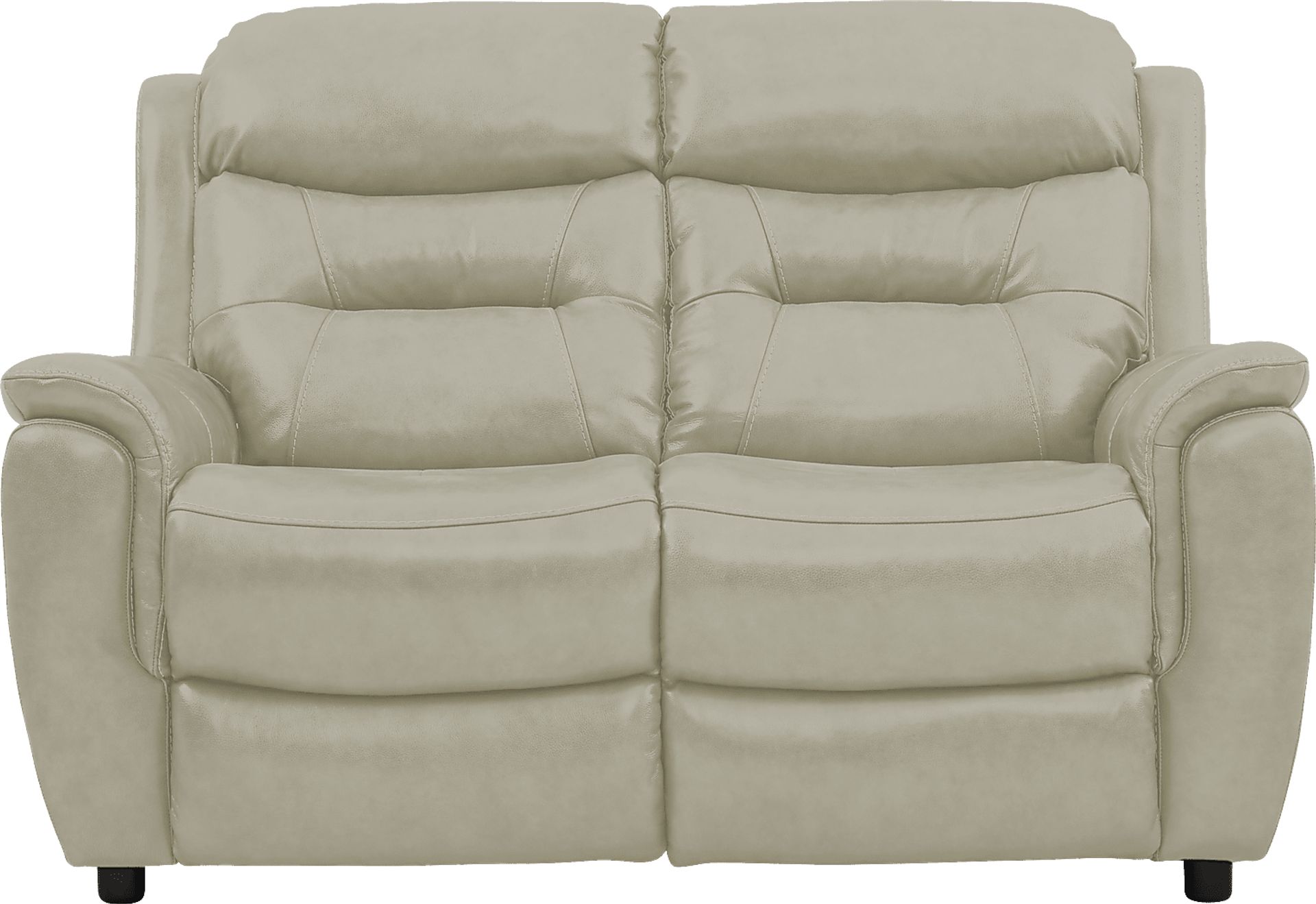 Sabella Stone Leather 2 Pc Living Room with Reclining Sofa - Image 3