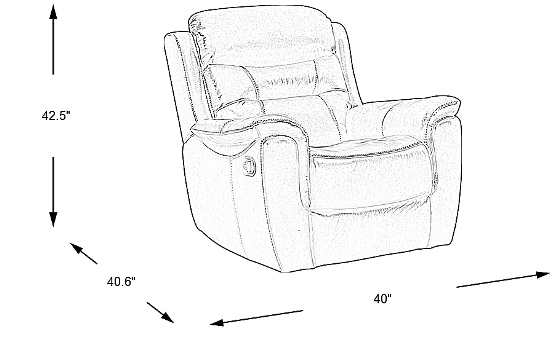 Dimension Image. Please refer to the Dimension Tab on this page for dimension details.