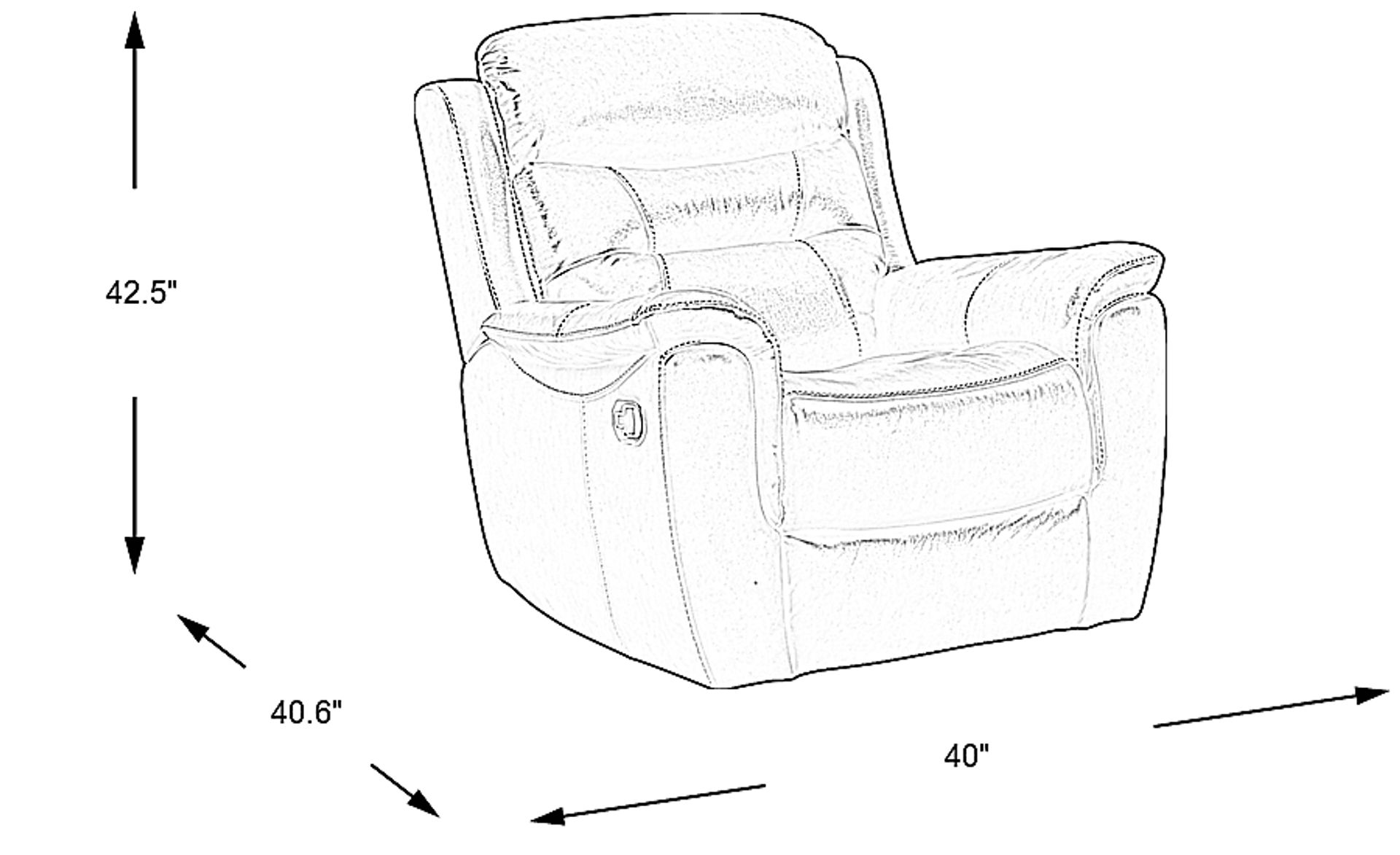 Dimension Image. Please refer to the Dimension Tab on this page for dimension details.