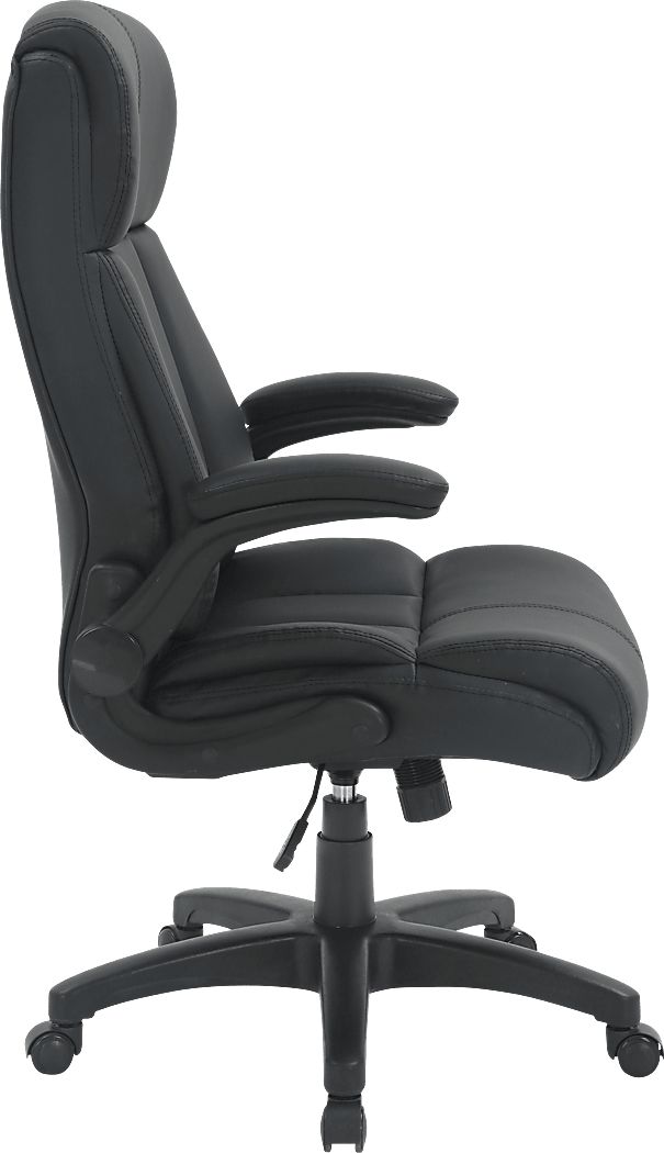 Sabici Black Office Chair - Thumbnail 4