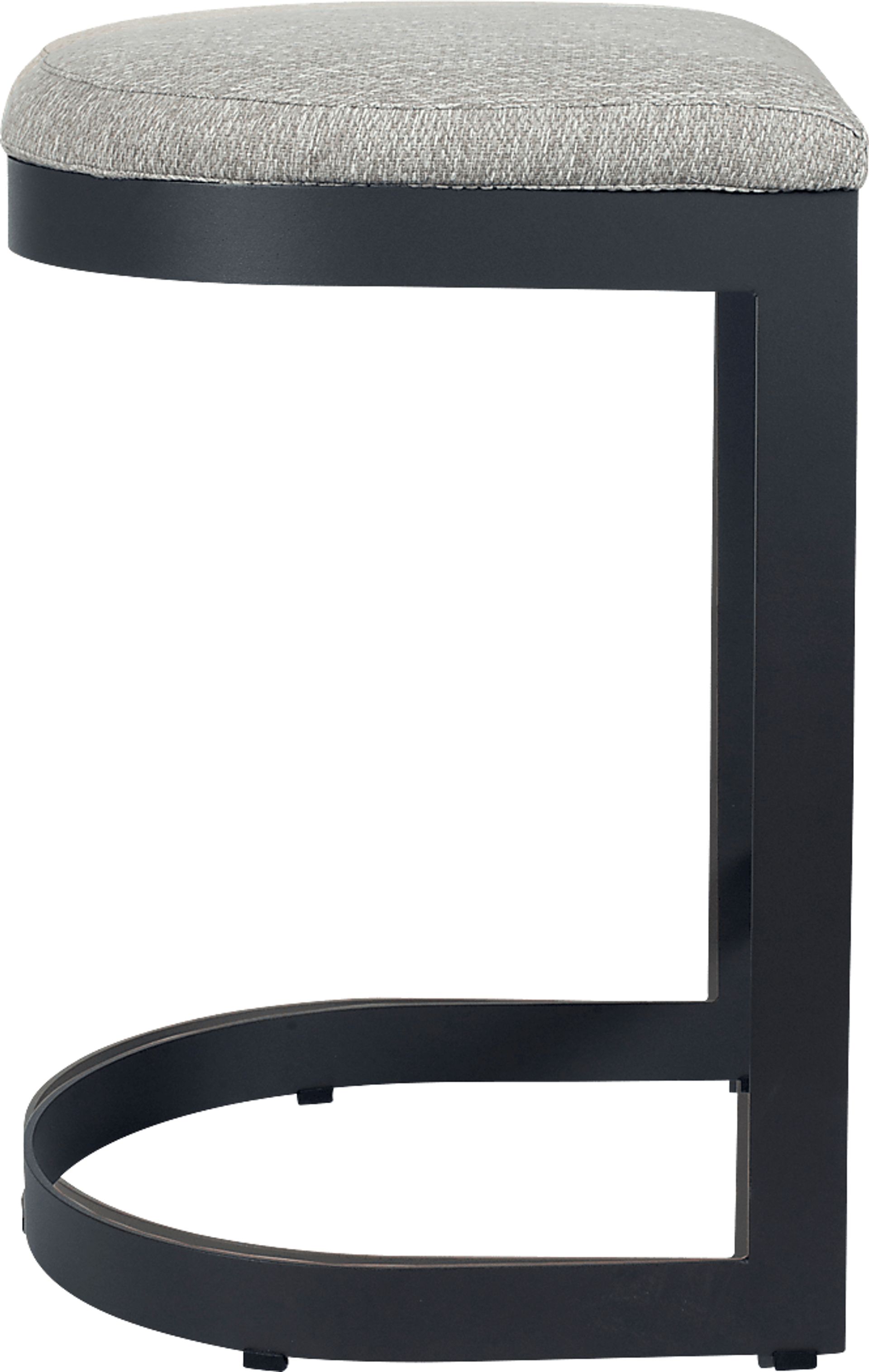 Sabin Gray Outdoor Counter Stool - Image 5