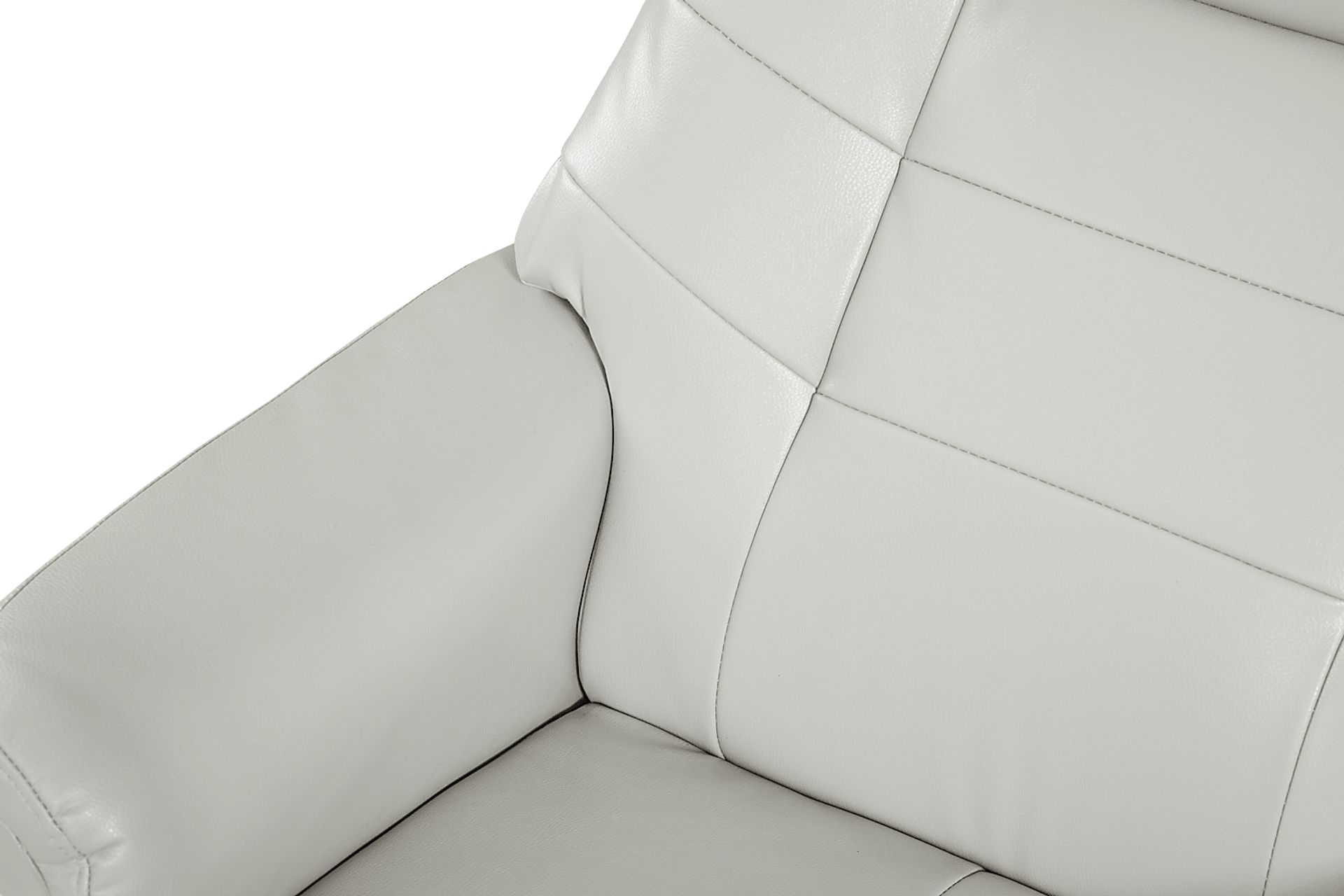 Sabine Gray Recliner with Ottoman - Image 3