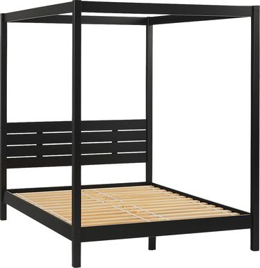 Sablegreen Black Queen Bed