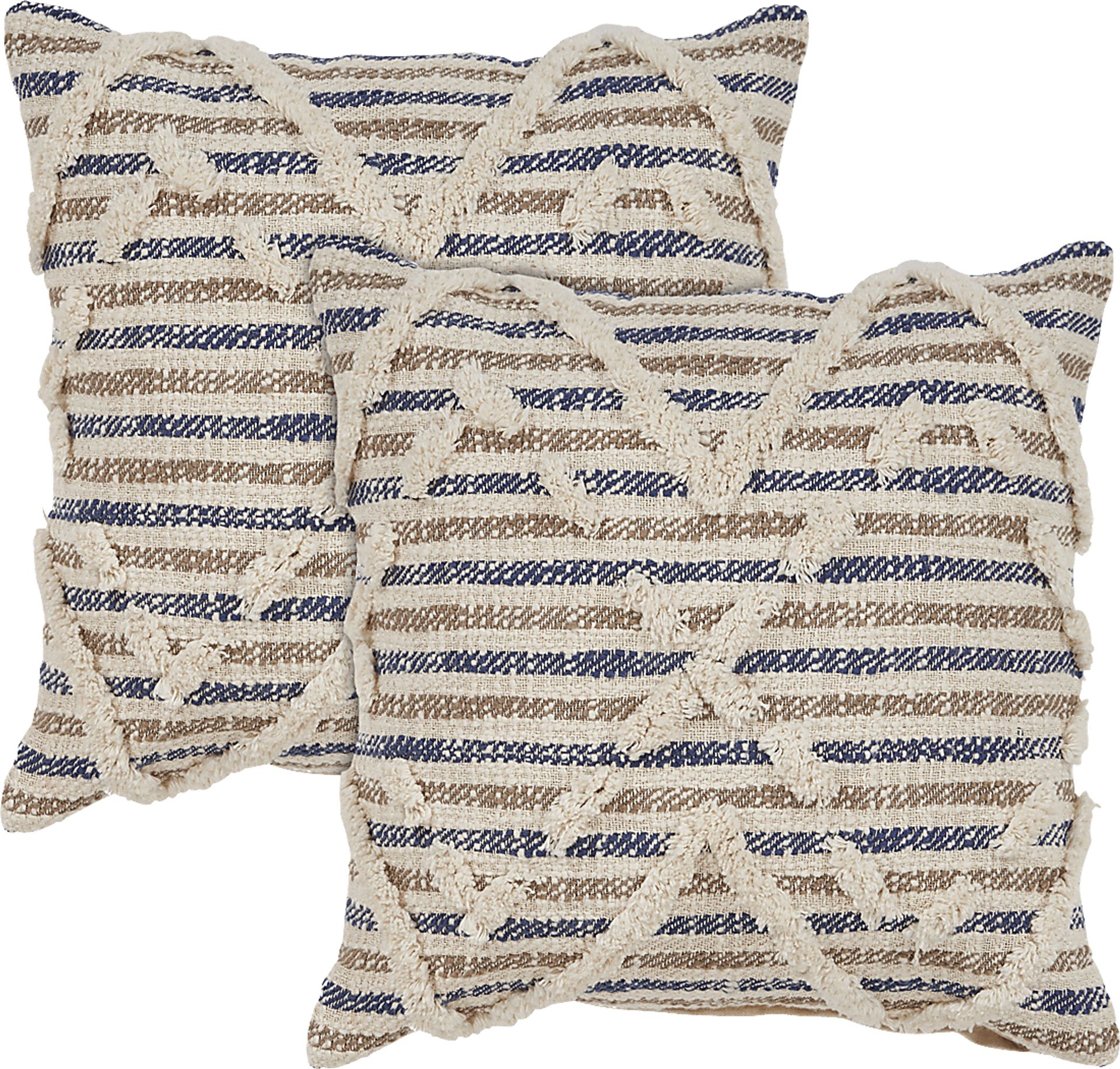 Sabreen Beige Pillow, Set of 2 - Image 1