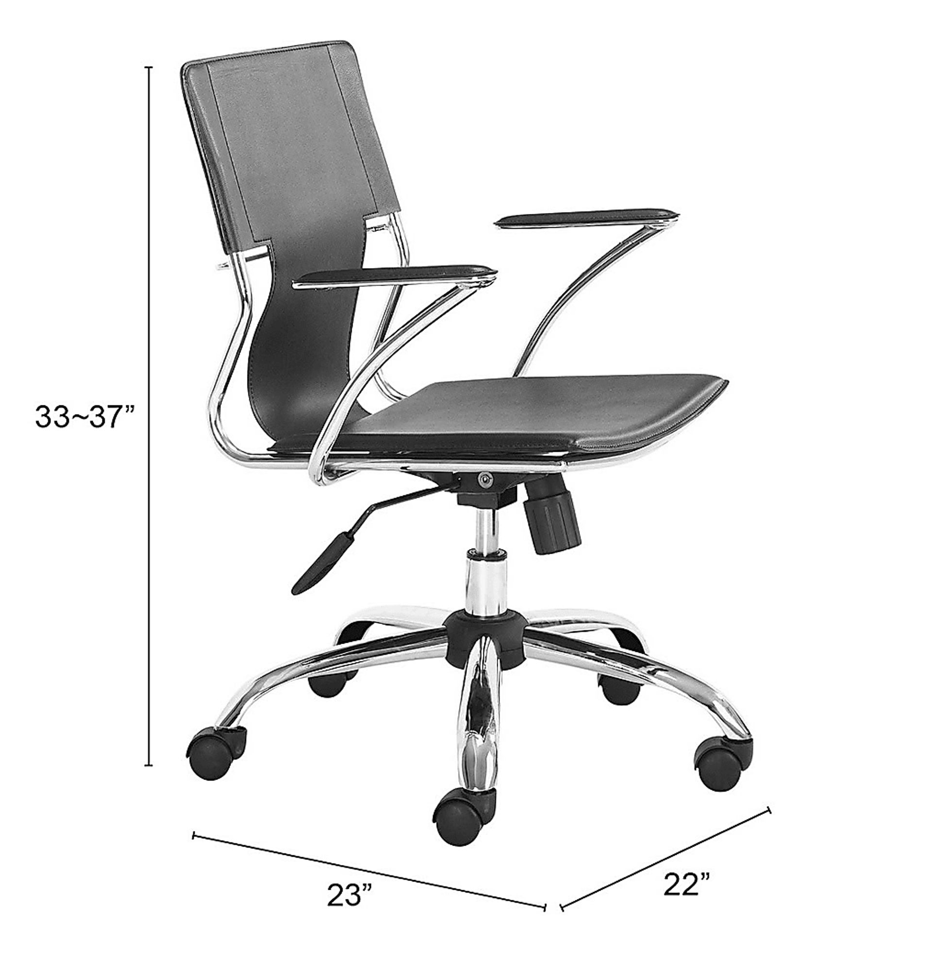 Sacher Black Office Chair - Image 6