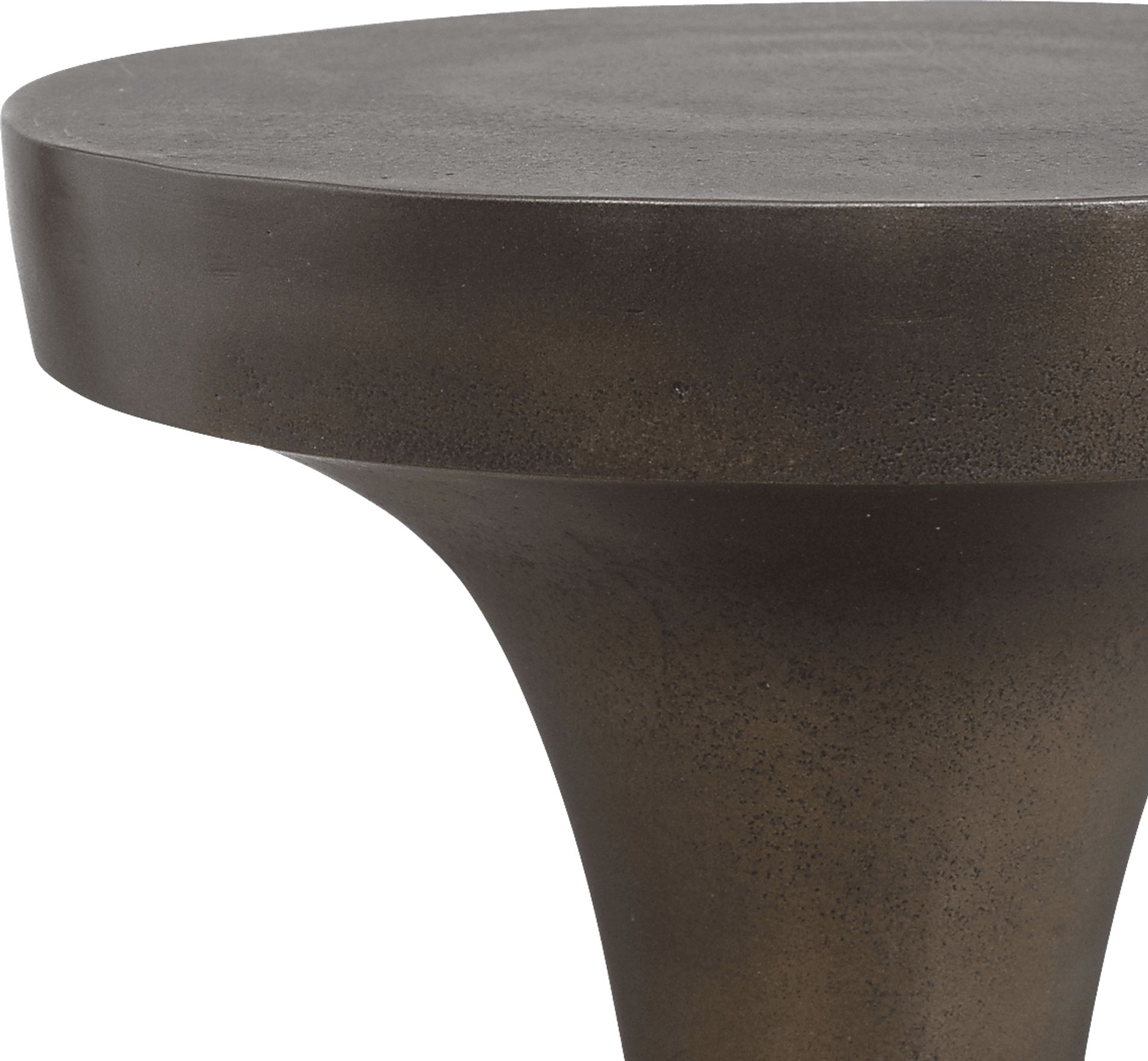 Sacza Outdoor Brown End Table - Image 2