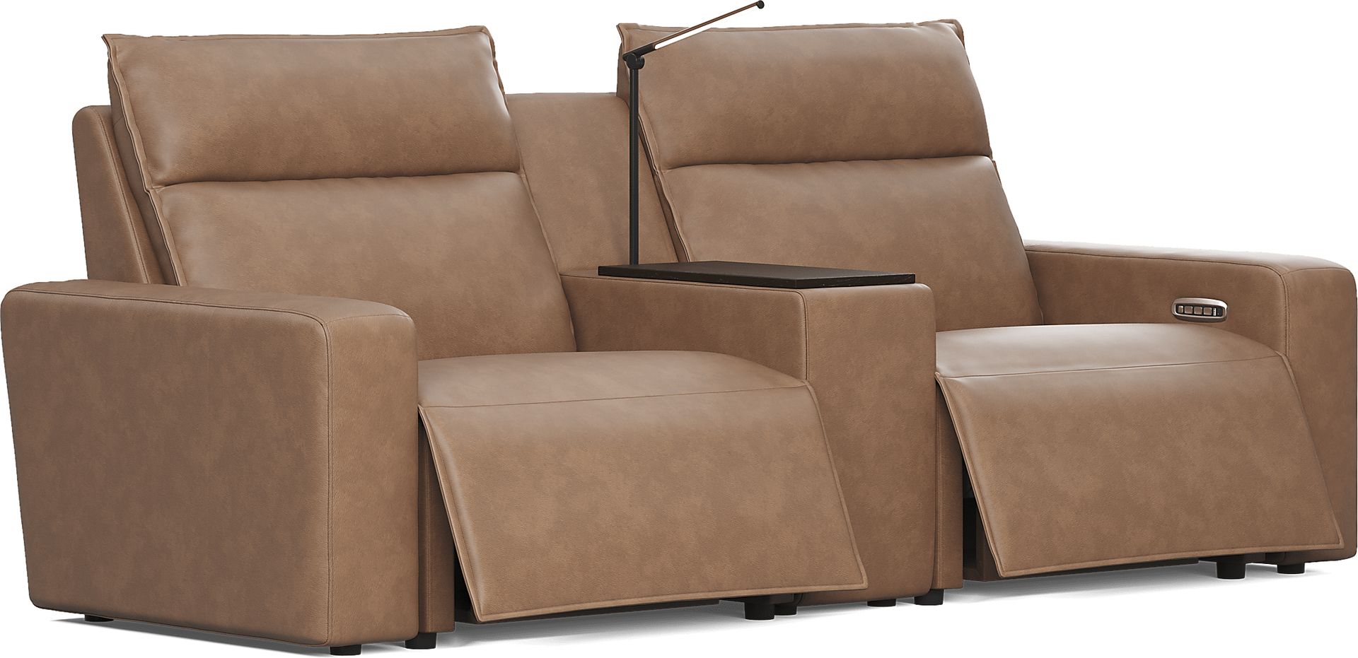 Saddle 3 Pc Dual Power Reclining ModularTwo - Image 1