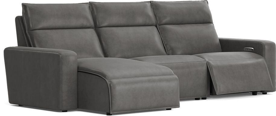 Saddle 3 Pc Dual Power Reclining ModularTwo