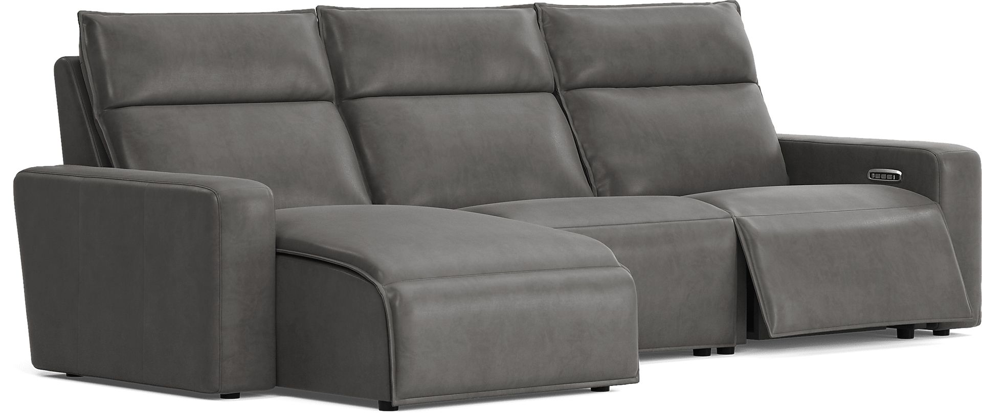 Saddle 3 Pc Dual Power Reclining ModularTwo - Image 1