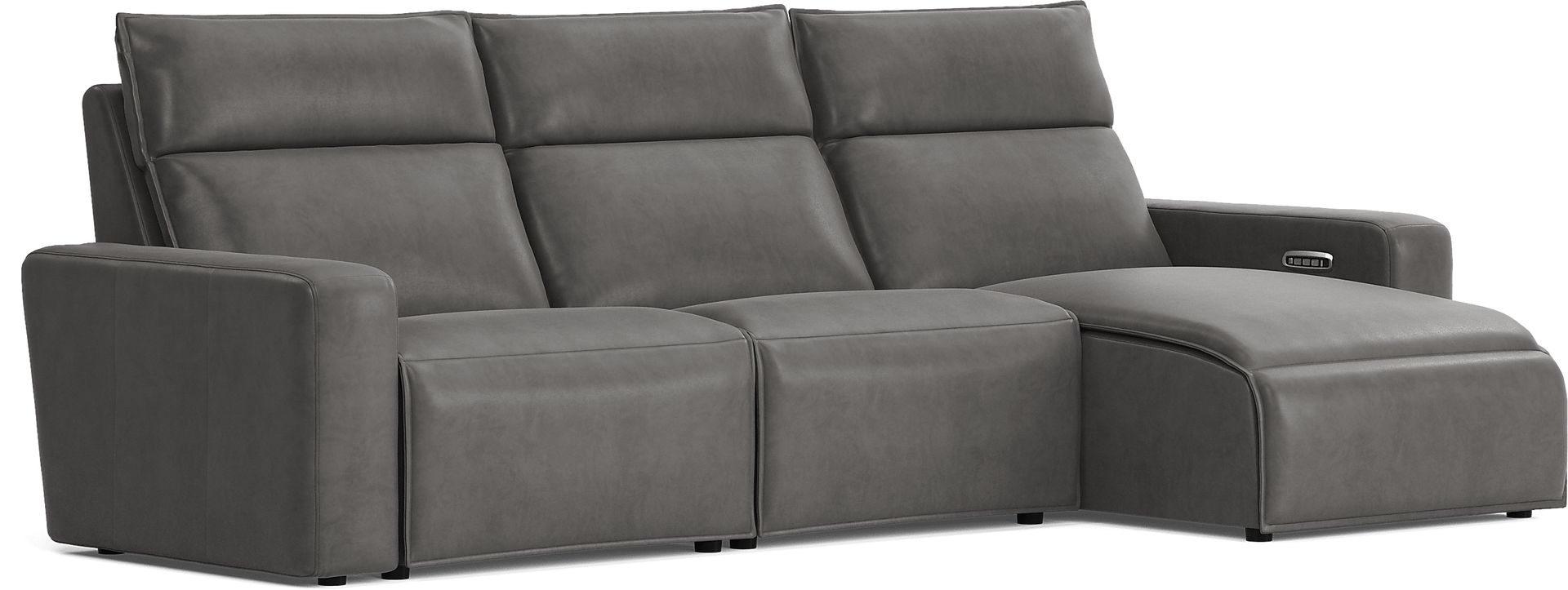 Saddle 3 Pc Dual Power Reclining ModularTwo - Image 3