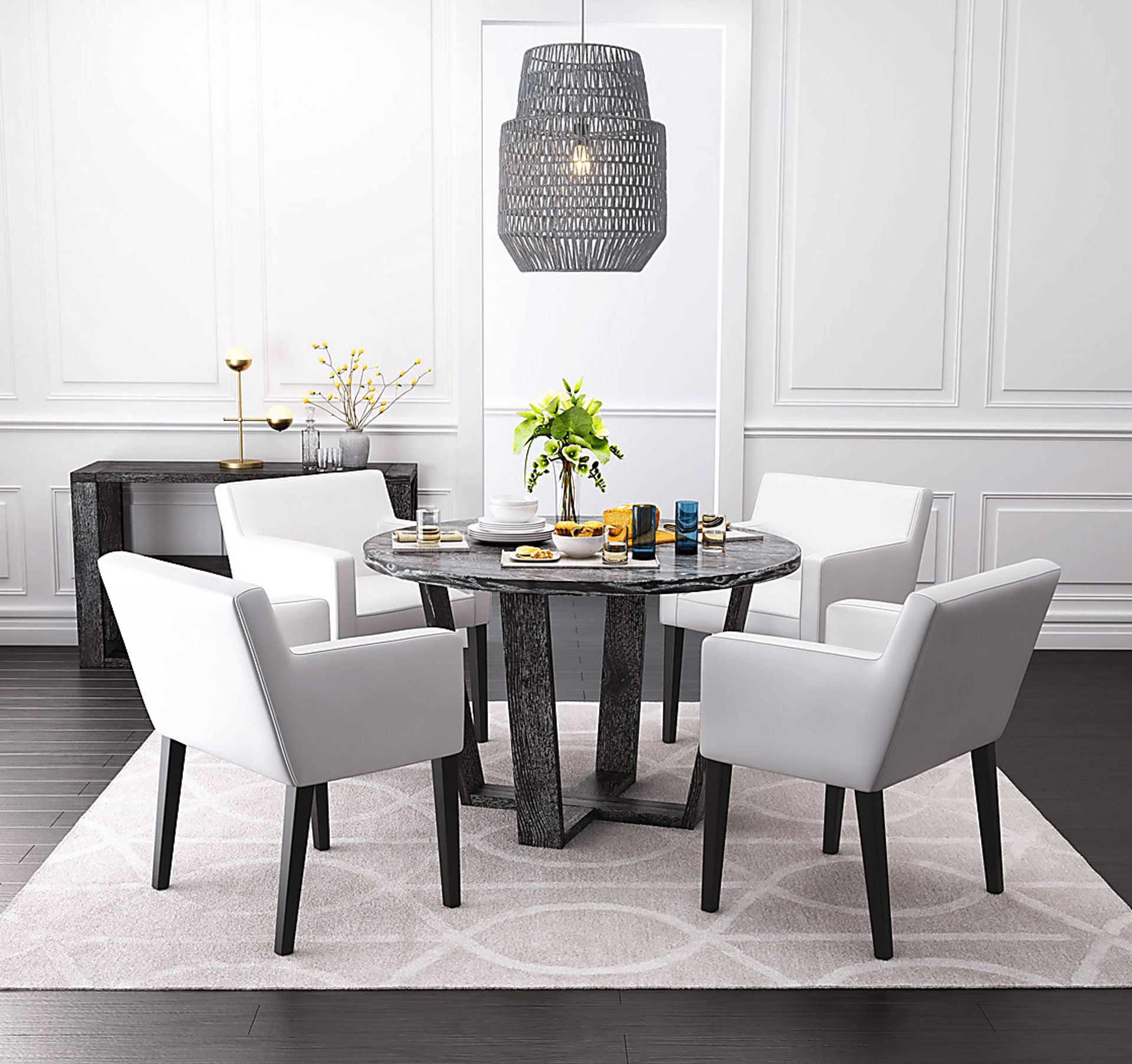 Saddlehorn Gray Chandelier - Image 5