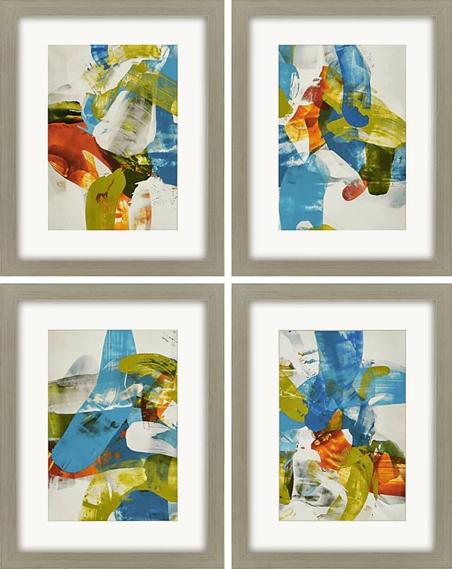 Sadira Ivory Set of 4 Artwork - Thumbnail - Image 1