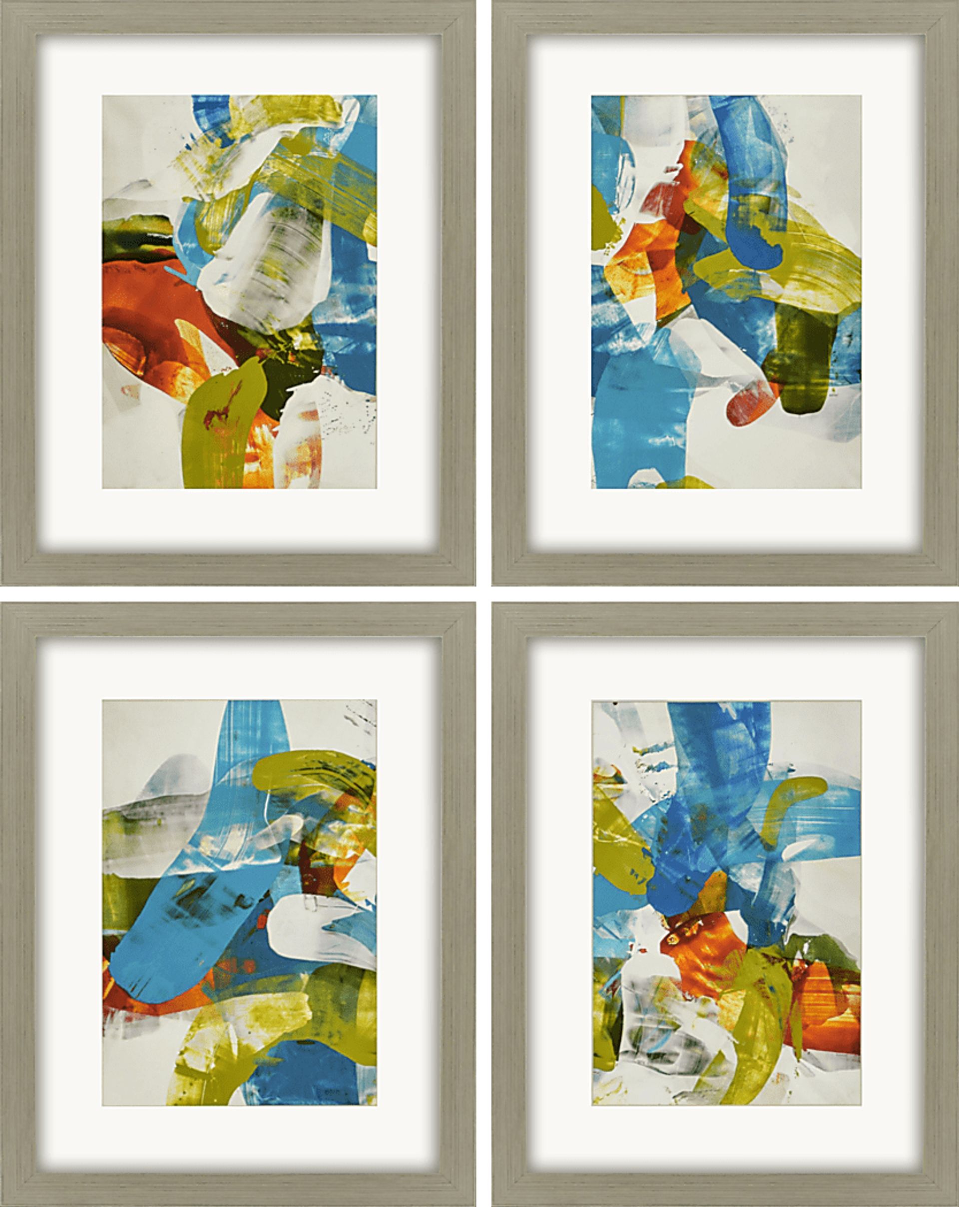 Sadira Ivory Set of 4 Artwork - Image 1