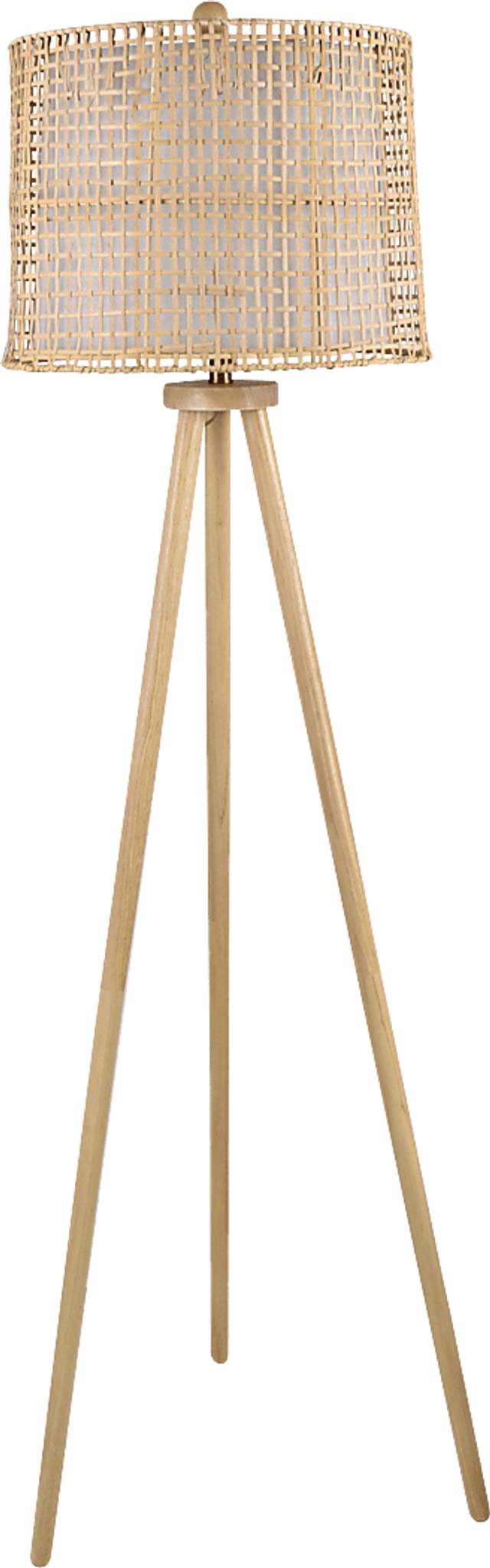 Sadowa Home Tan Floor Lamp - Thumbnail - Image 1