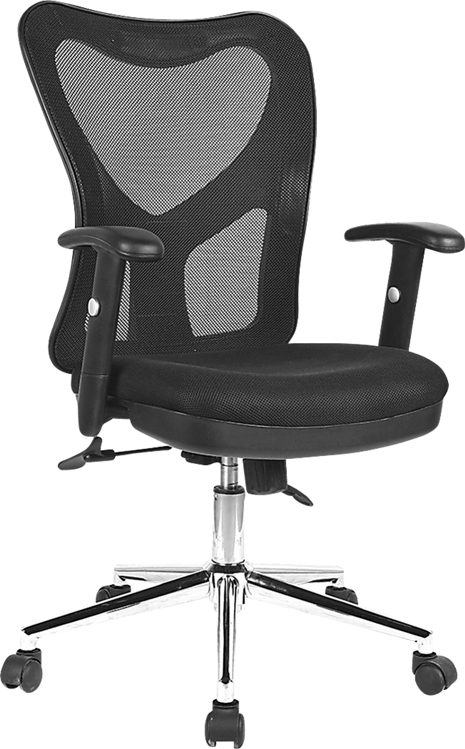 Saedi Black Office Chair - Image 3