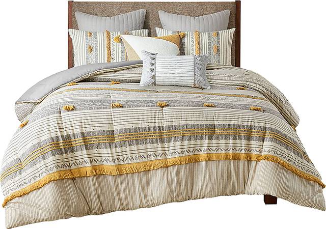 Saedi Gray Full/Queen 3 pc Comforter Set - Thumbnail - Image 1